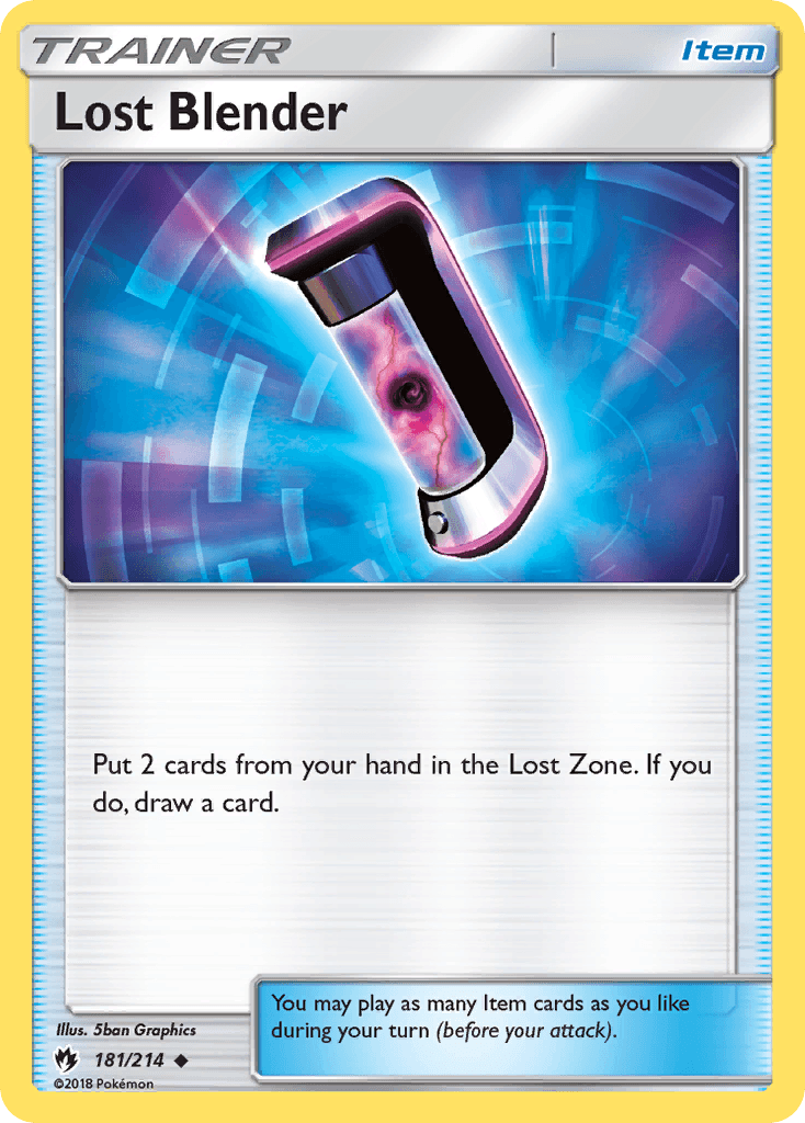 Lost Blender Lost Thunder card