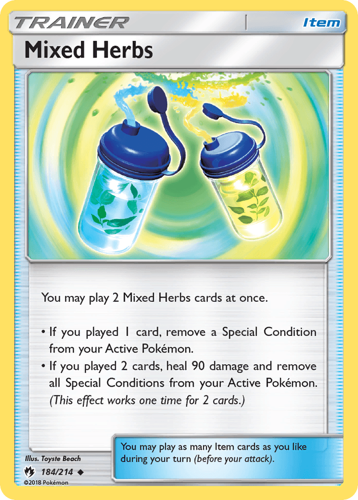 Mixed Herbs Lost Thunder card