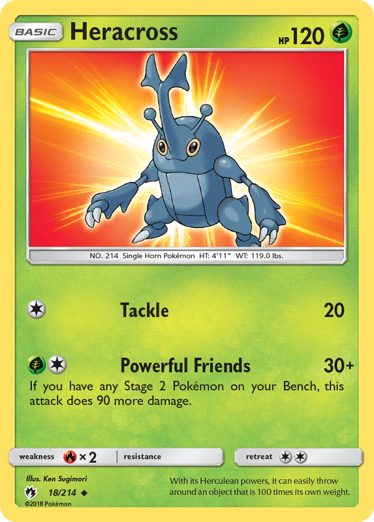 Heracross Lost Thunder card