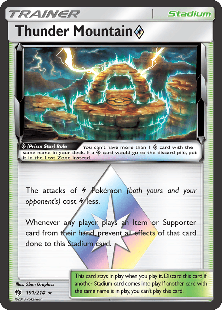 Thunder Mountain ◇ Lost Thunder card