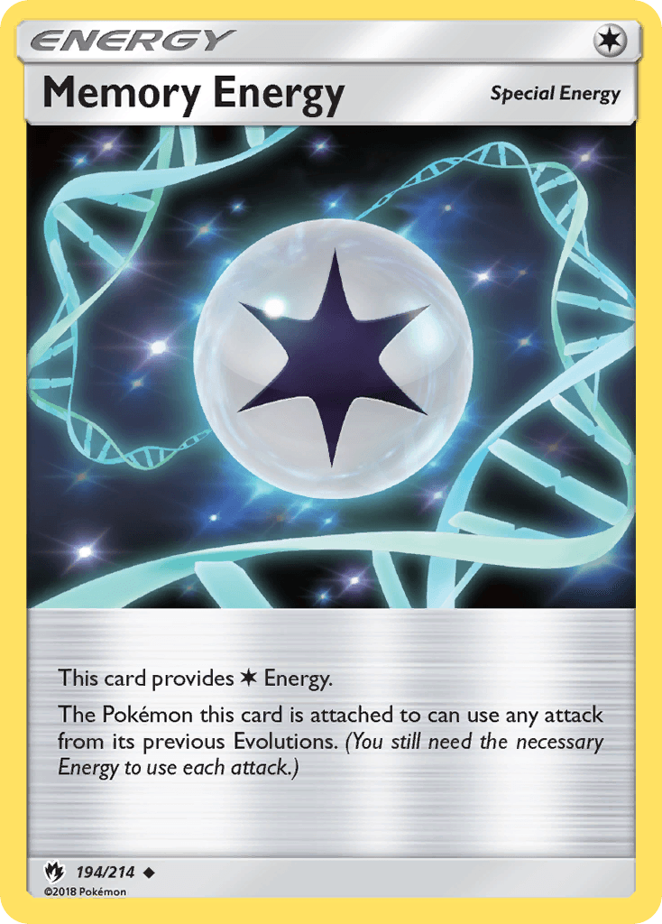 Memory Energy Lost Thunder card