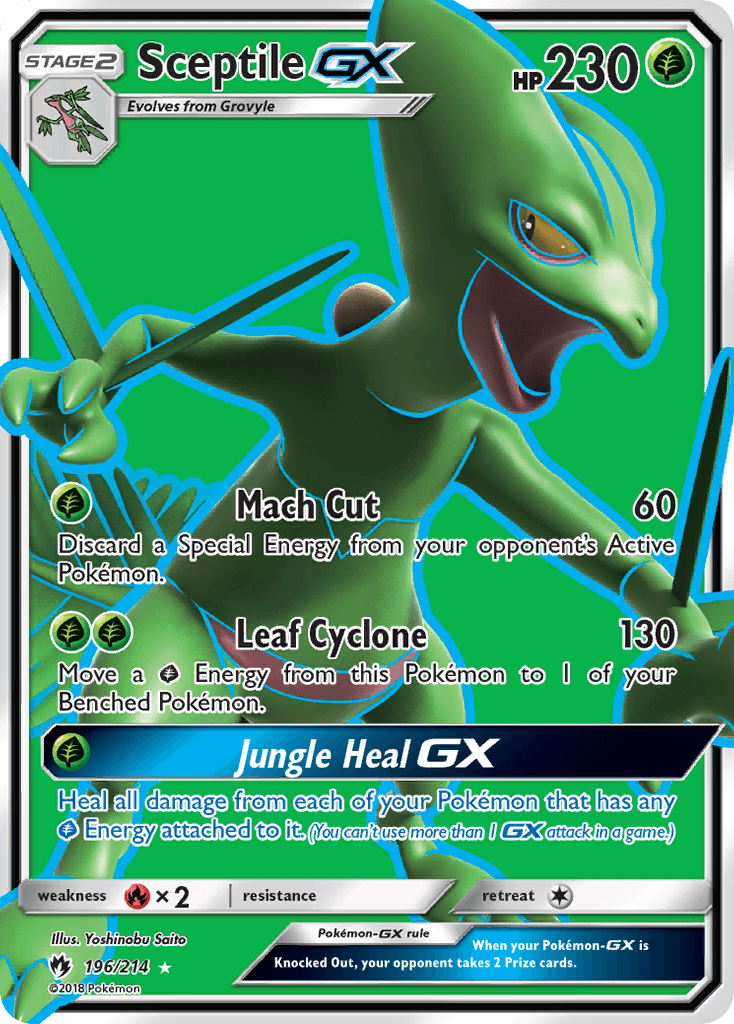 Sceptile-GX Lost Thunder card