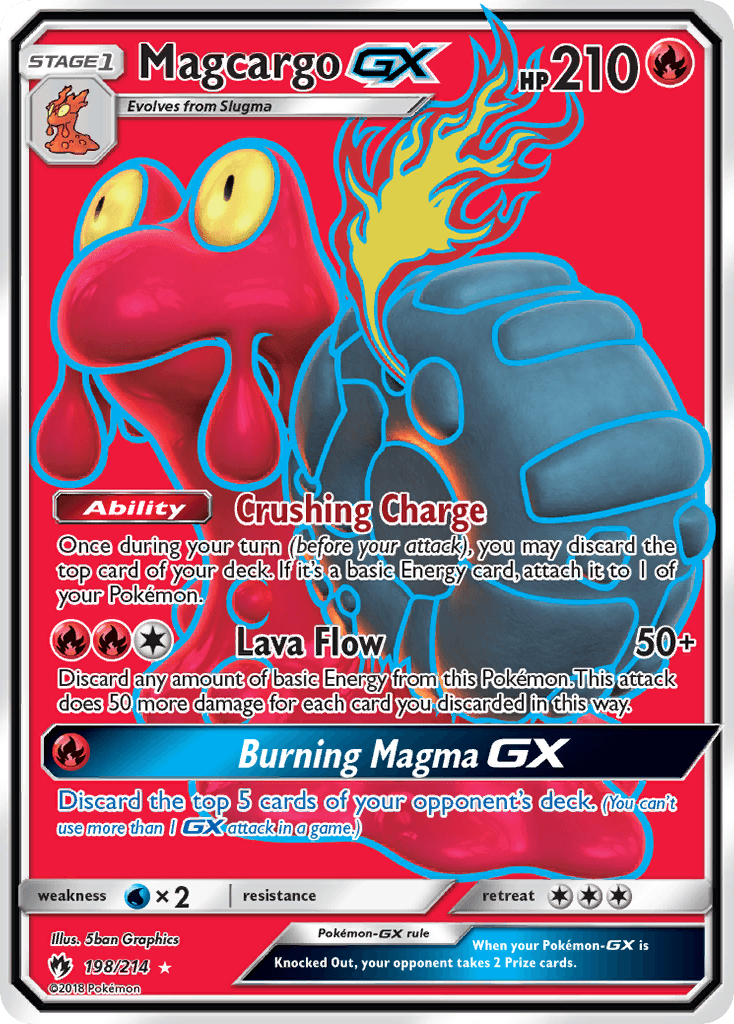 Magcargo-GX Lost Thunder card