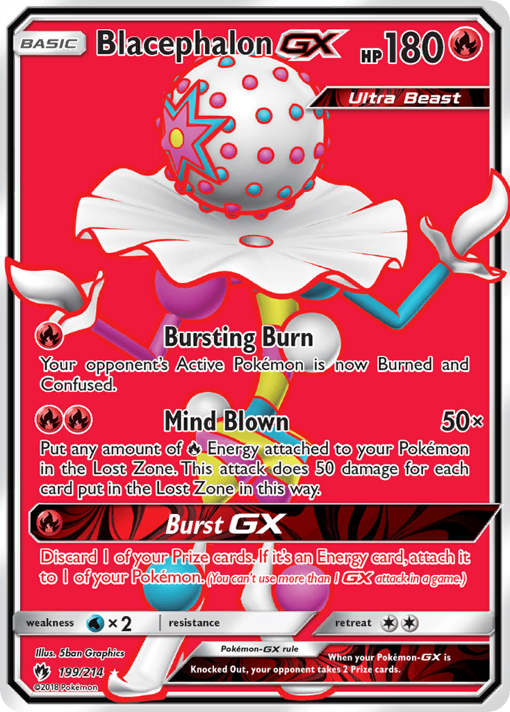 Blacephalon-GX Lost Thunder card