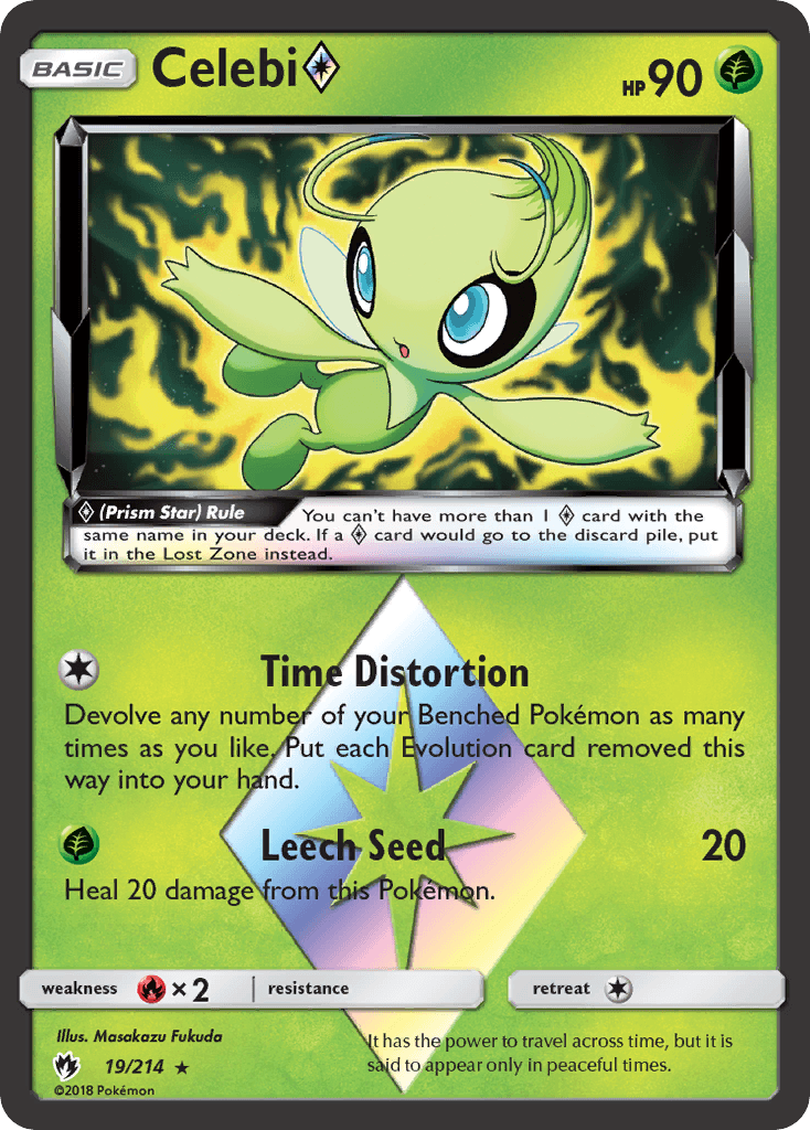 Celebi ◇ Lost Thunder card