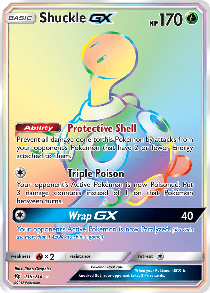 Shuckle-GX Lost Thunder card