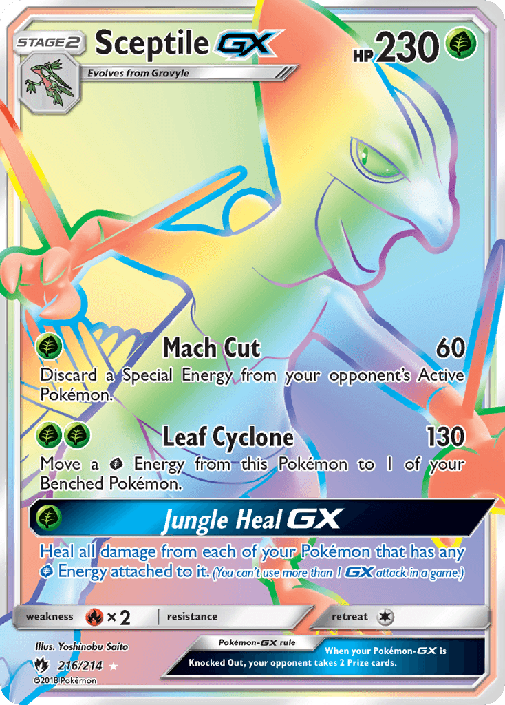 Sceptile-GX Lost Thunder card