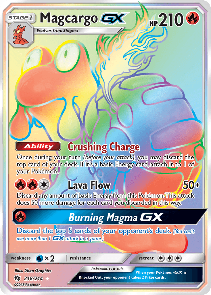 Magcargo-GX Lost Thunder card
