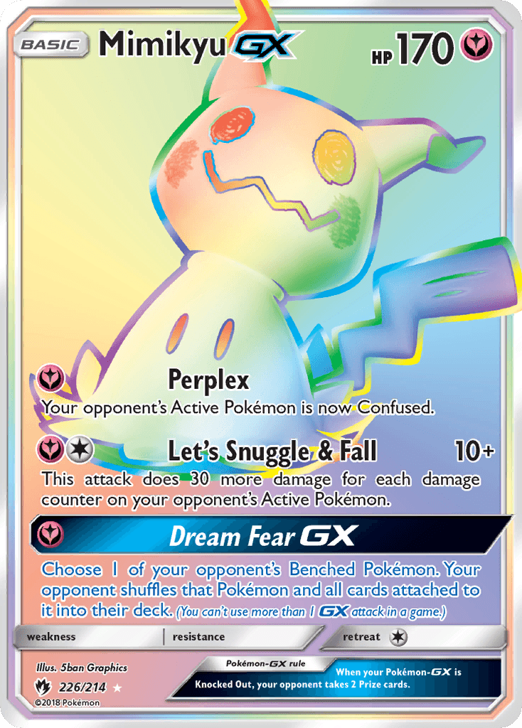 Mimikyu-GX Lost Thunder card
