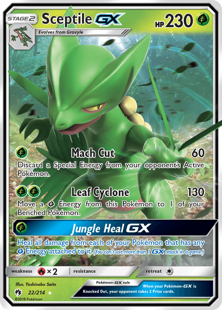 Sceptile-GX Lost Thunder card