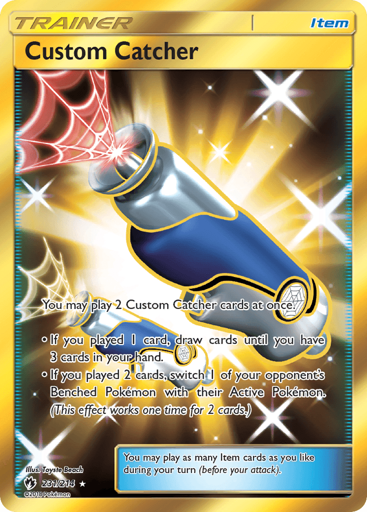 Custom Catcher Lost Thunder card