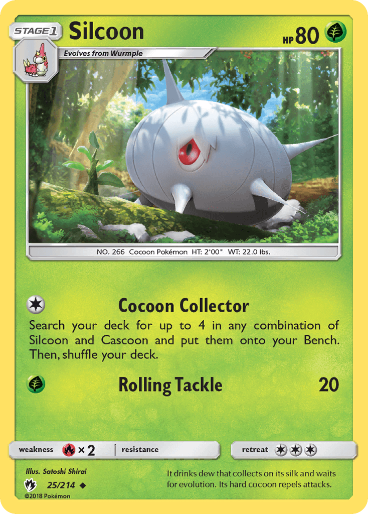 Silcoon Lost Thunder card