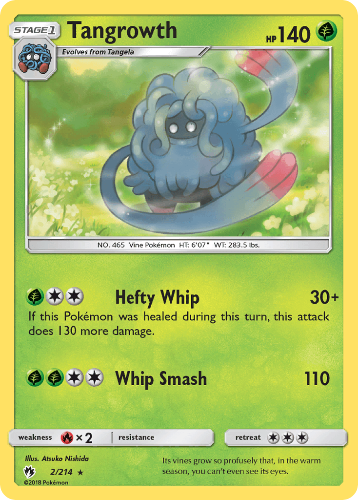 Tangrowth Lost Thunder card