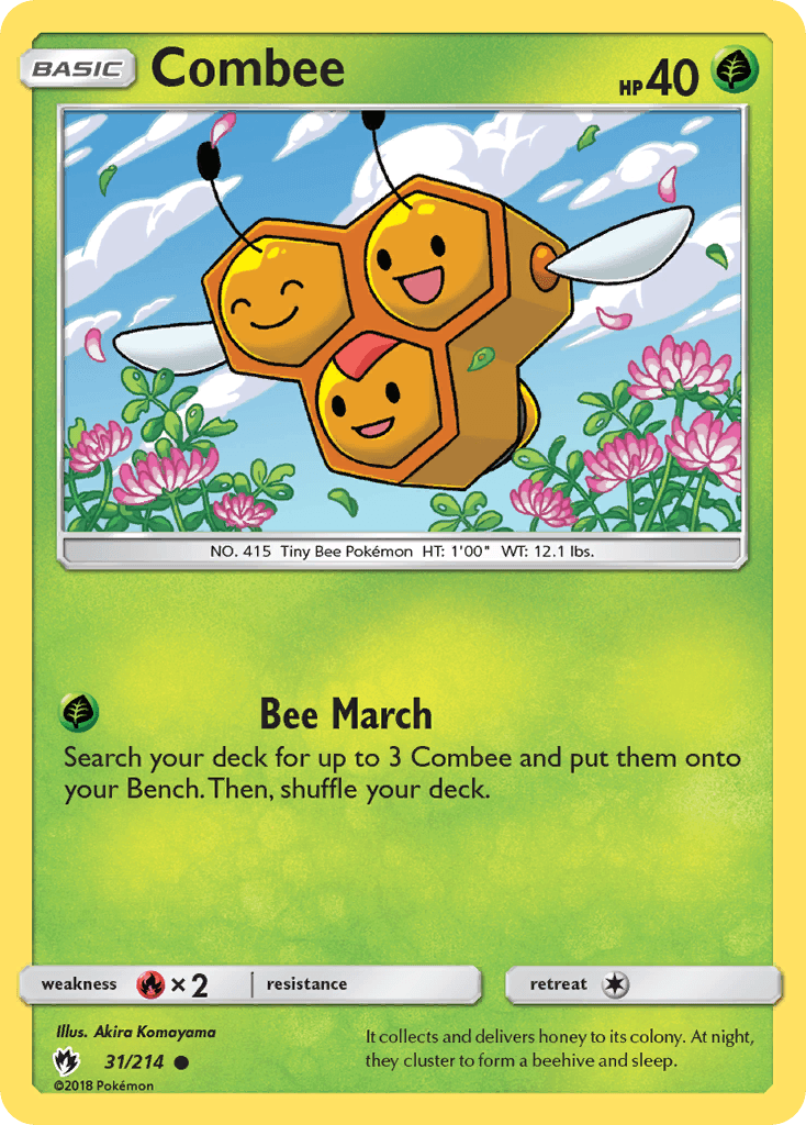 Combee Lost Thunder card