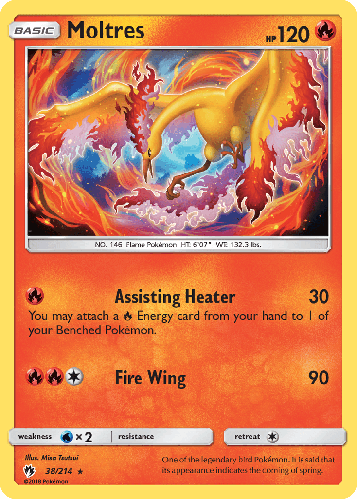 Moltres Lost Thunder card
