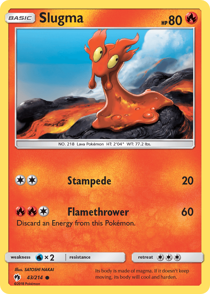 Slugma Lost Thunder card