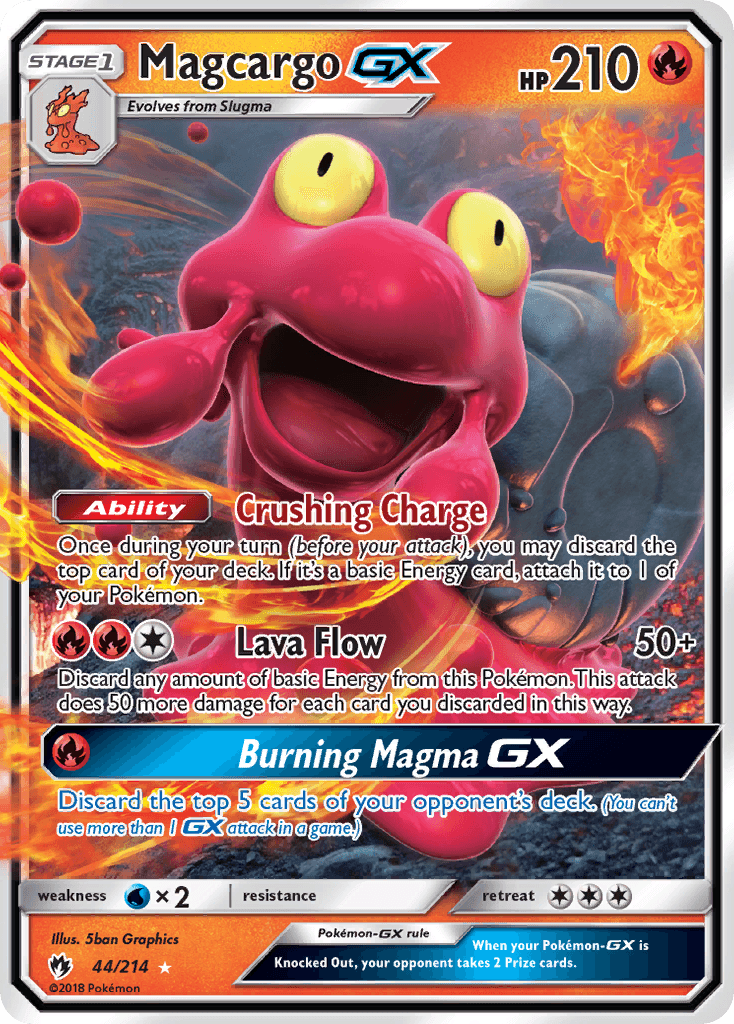 Magcargo-GX Lost Thunder card