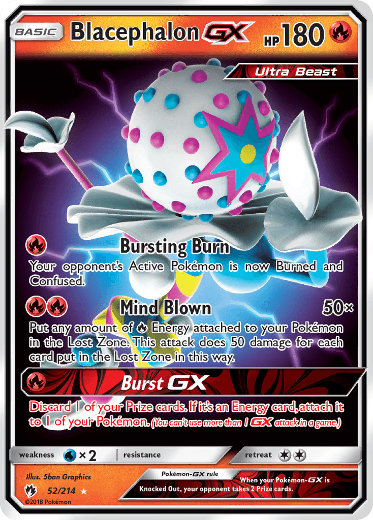 Blacephalon-GX Lost Thunder card