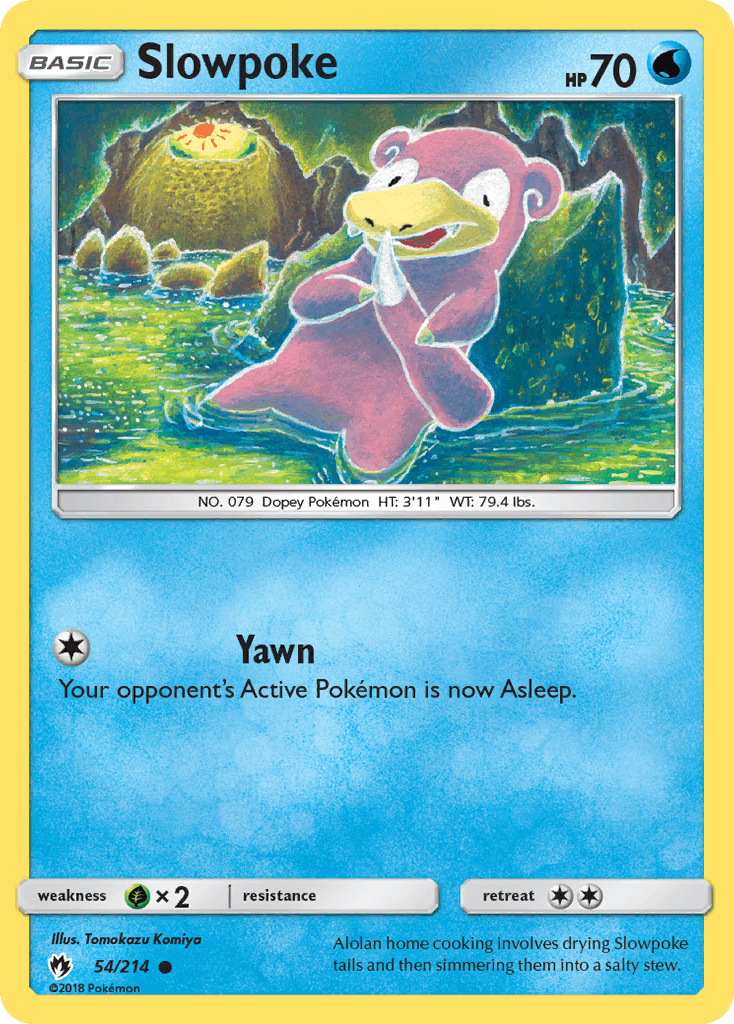 Slowpoke Lost Thunder card
