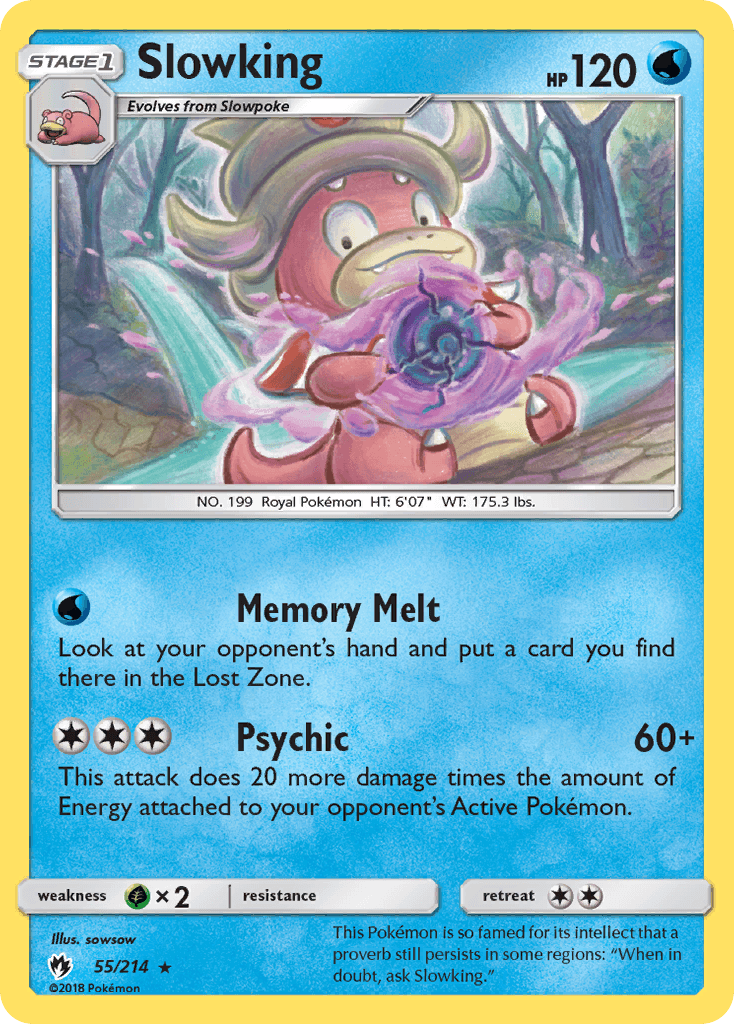 Slowking Lost Thunder card