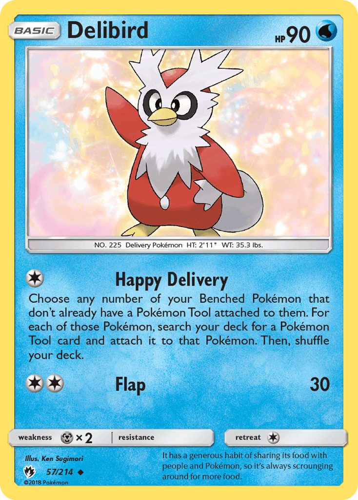 Delibird Lost Thunder card