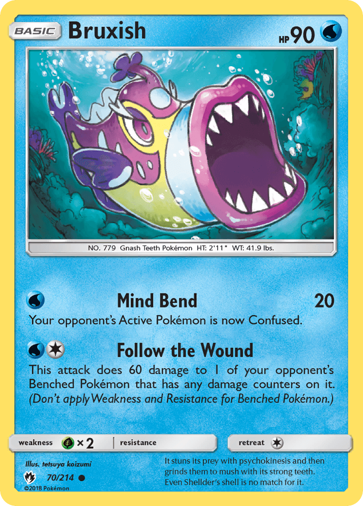Bruxish Lost Thunder card