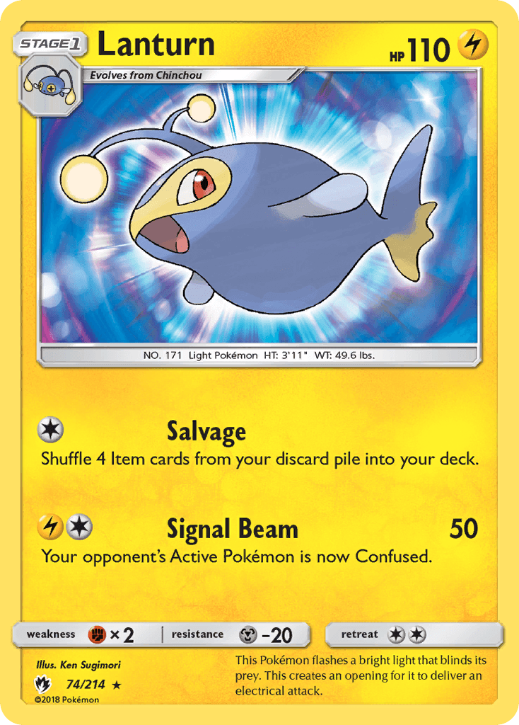 Lanturn Lost Thunder card