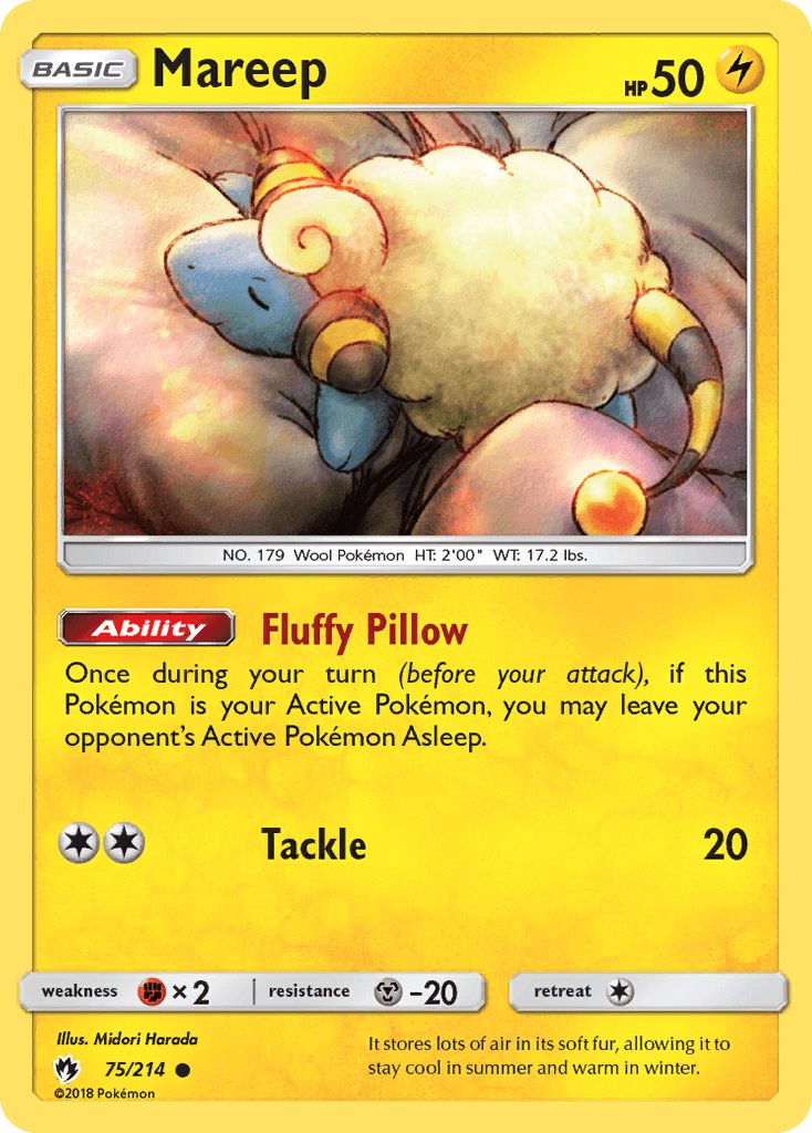 Mareep Lost Thunder card