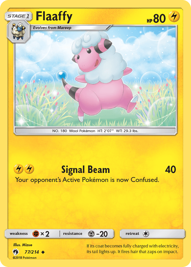 Flaaffy Lost Thunder card