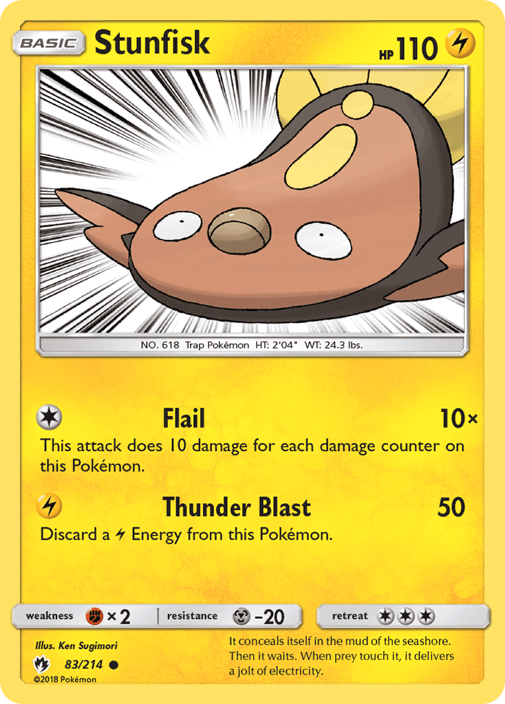 Stunfisk Lost Thunder card