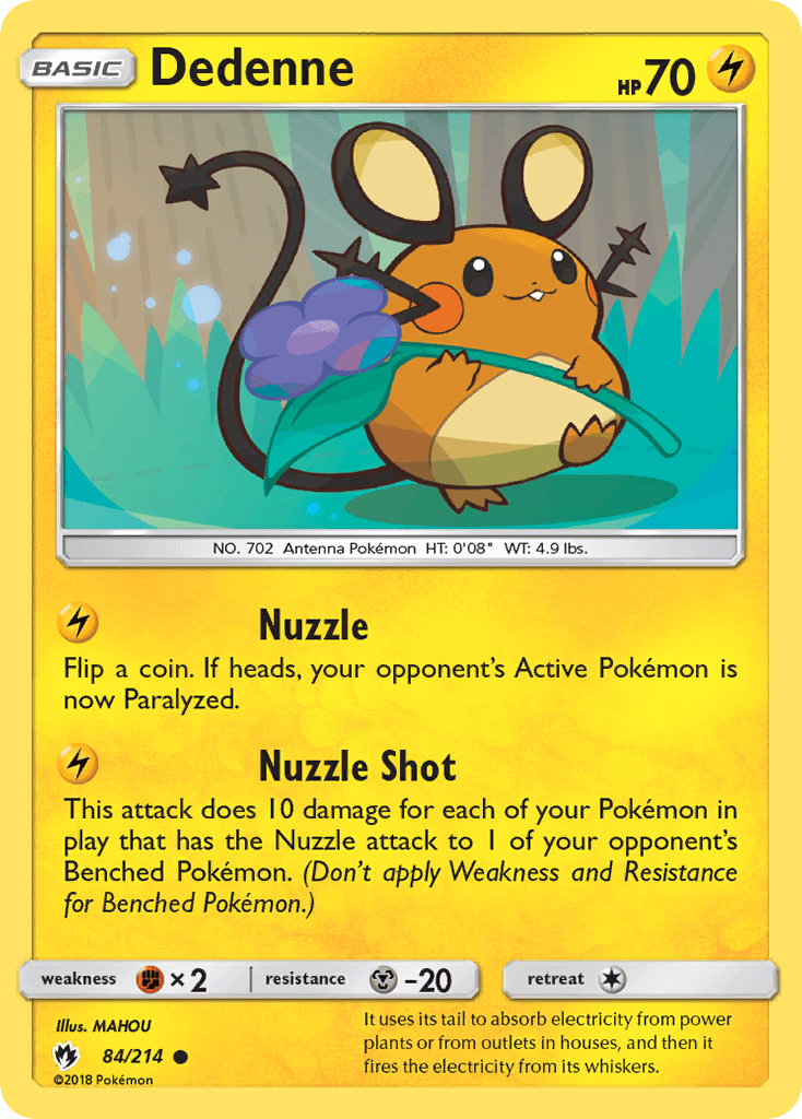 Dedenne Lost Thunder card