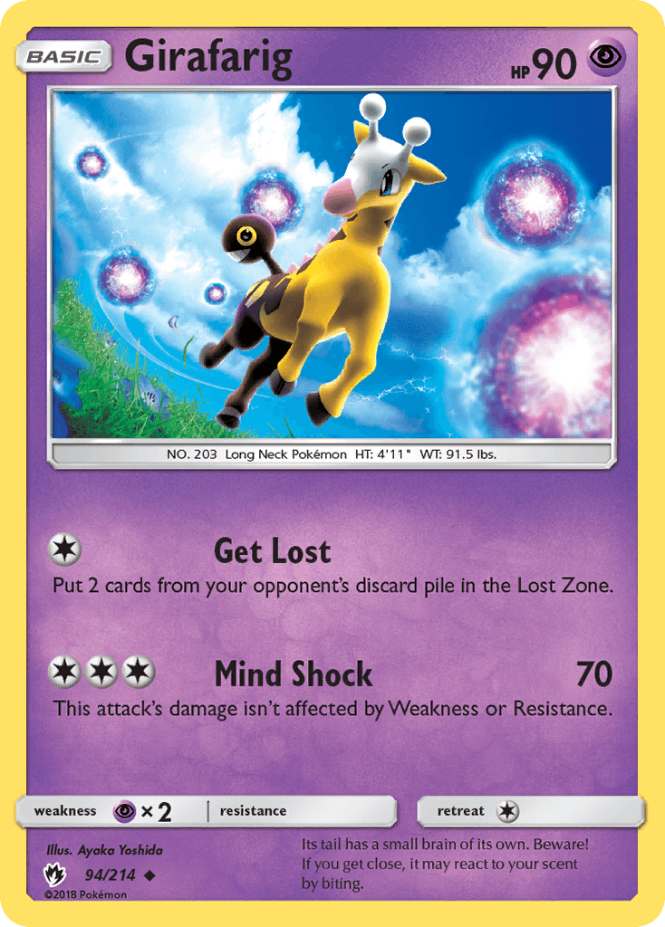 Girafarig Lost Thunder card