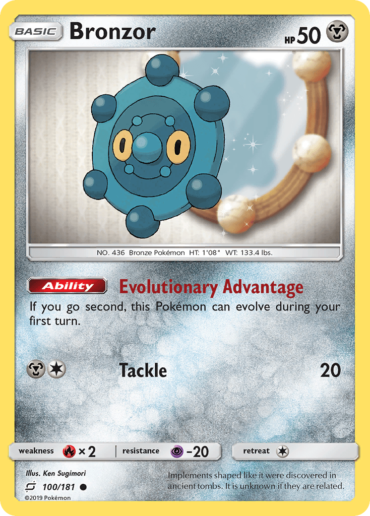 Bronzor Team Up card