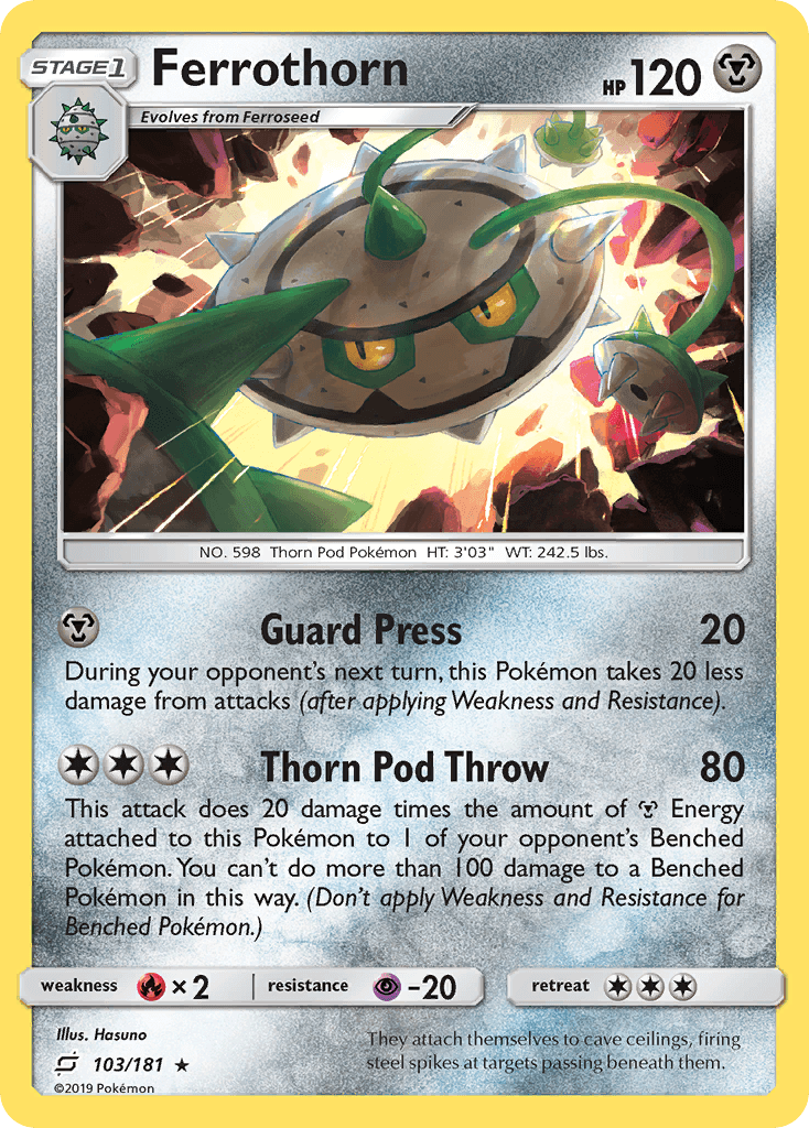Ferrothorn Team Up card