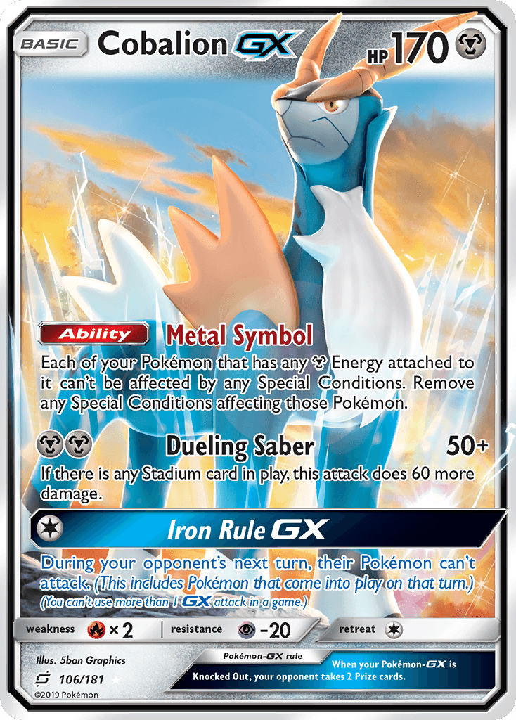 Cobalion-GX Team Up card