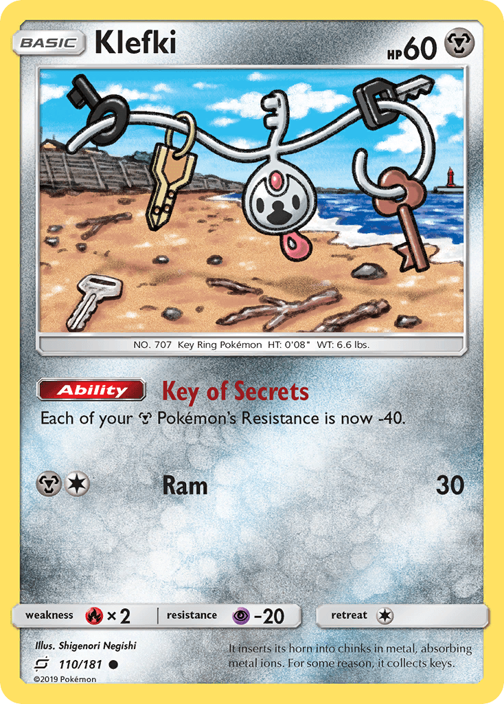 Klefki Team Up card