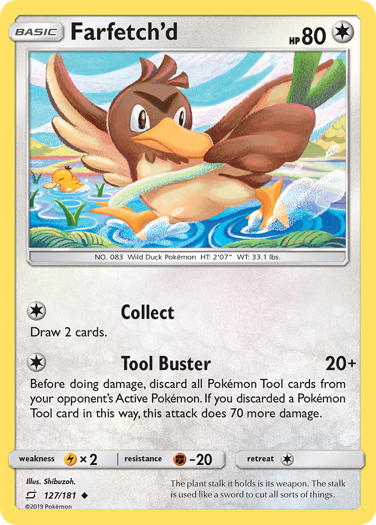 Farfetch'd 宝可梦 card