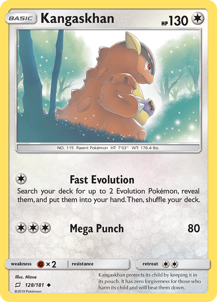 Kangaskhan 寶可夢 card