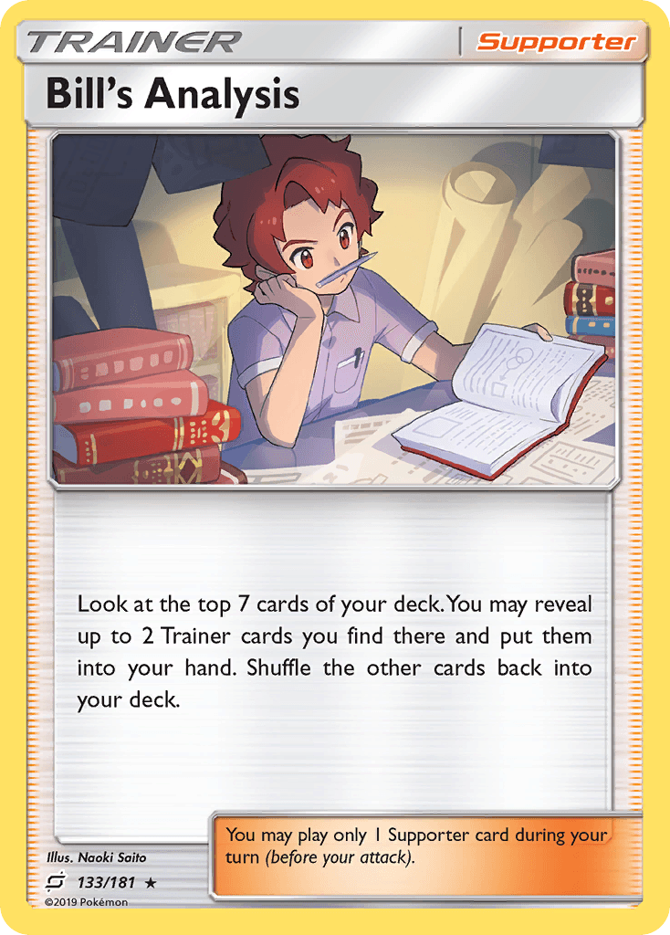 Bill's Analysis Team Up card