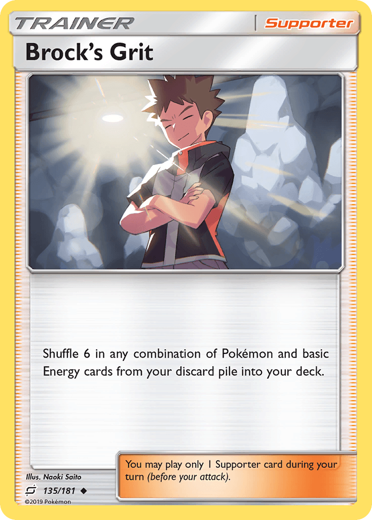 Brock's Grit Team Up card