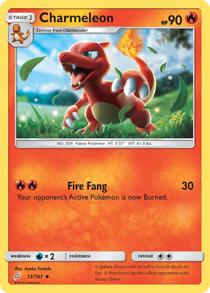 Charmeleon Team Up card