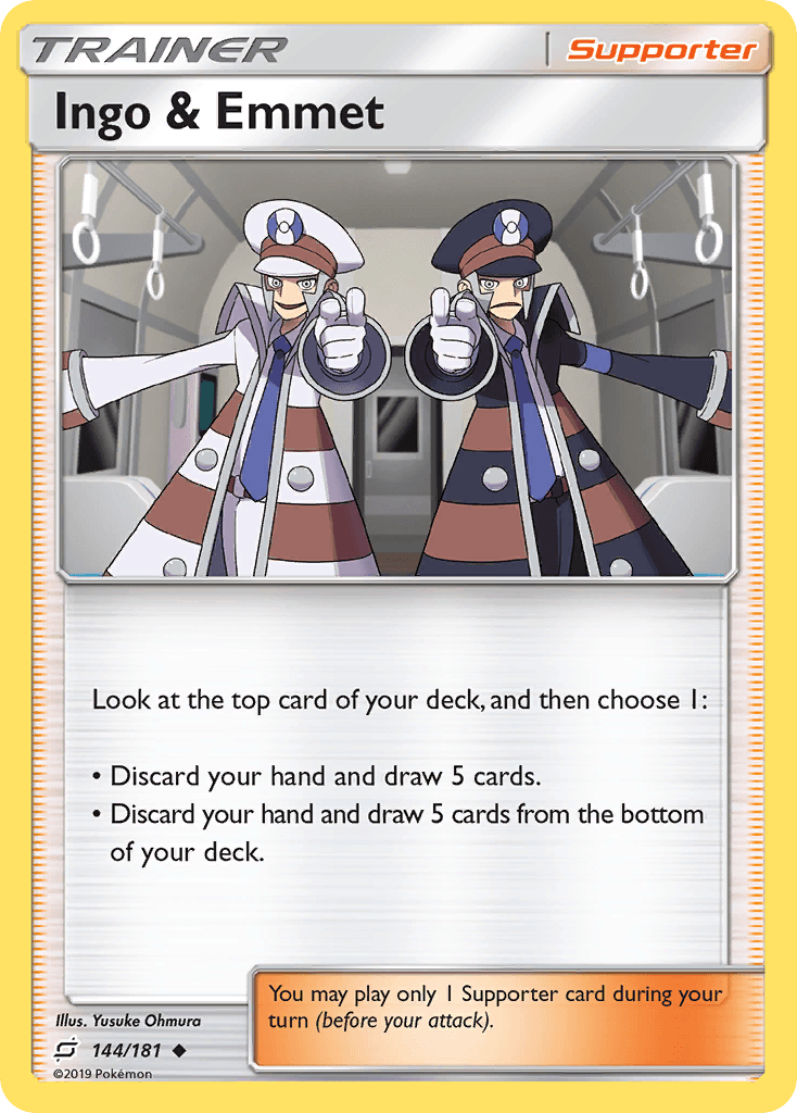 Ingo & Emmet Team Up card