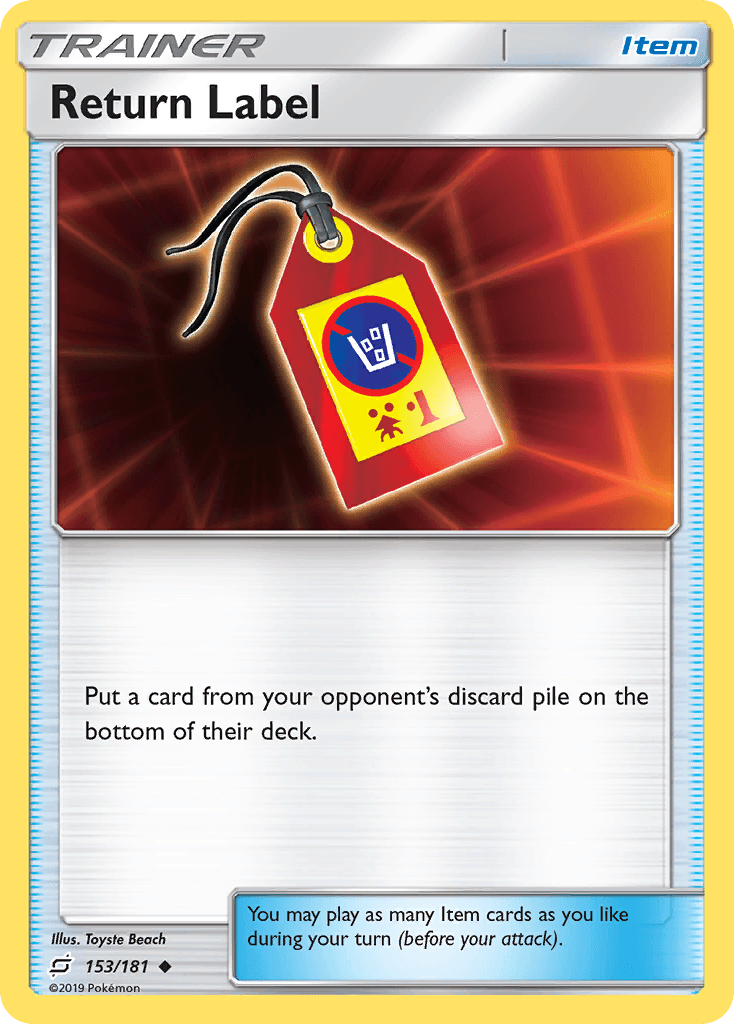 Return Label Team Up card