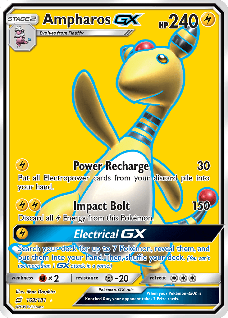 Ampharos-GX Team Up card