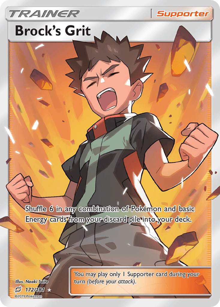 Brock's Grit Team Up card