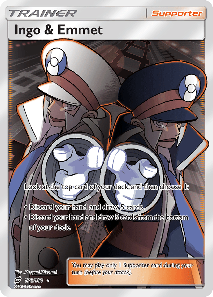 Ingo & Emmet Team Up card