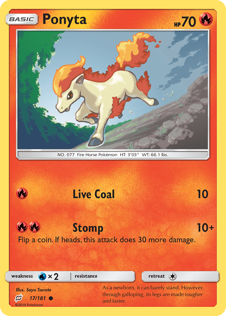 Ponyta 寶可夢 card