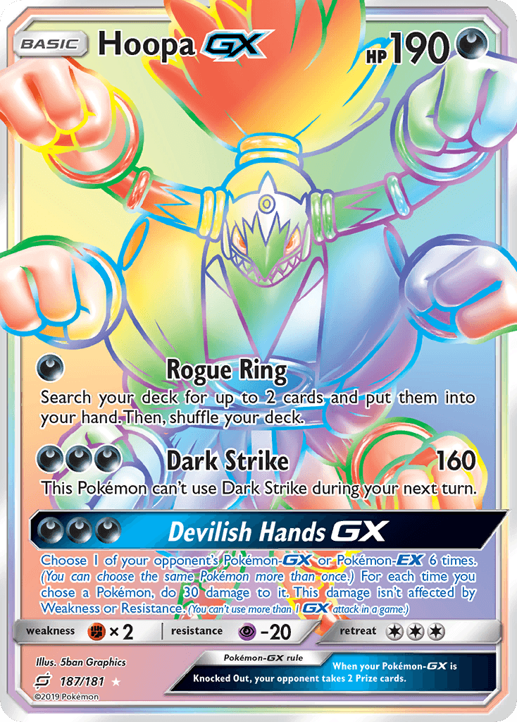 Hoopa-GX 宝可梦 card