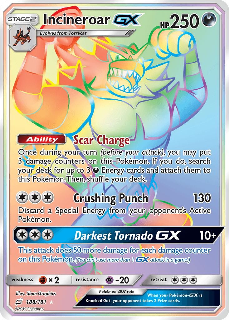 Incineroar-GX Team Up card