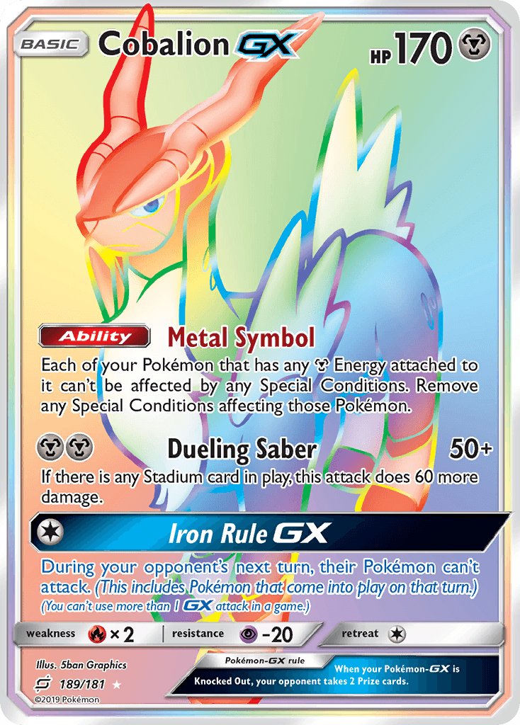 Cobalion-GX Team Up card